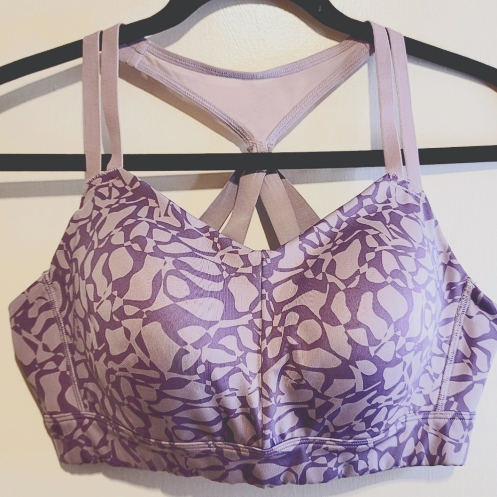 Under Armour Purple Supportive Sports Bra